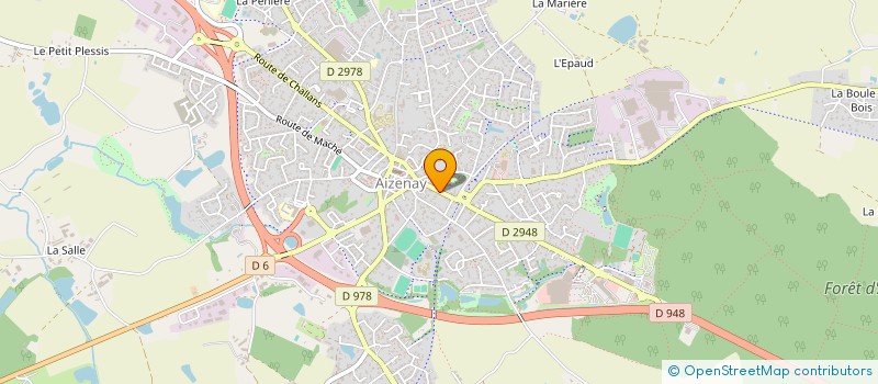 localisation de l'entreprise EGALOU à MELUN