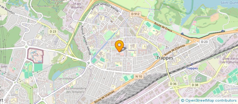 localisation de l'entreprise EGALYS  TRAPPES