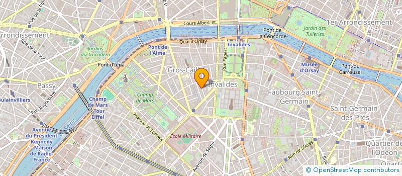 localisation de l'entreprise EGAMARTIN  PARIS