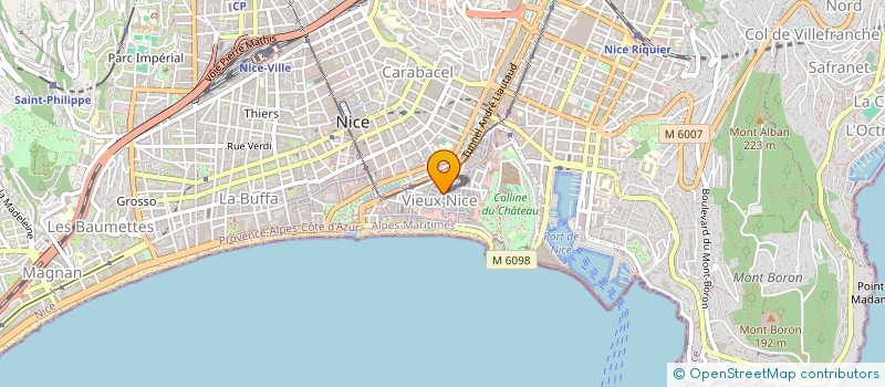 localisation de l'entreprise EGANAUDE à NICE