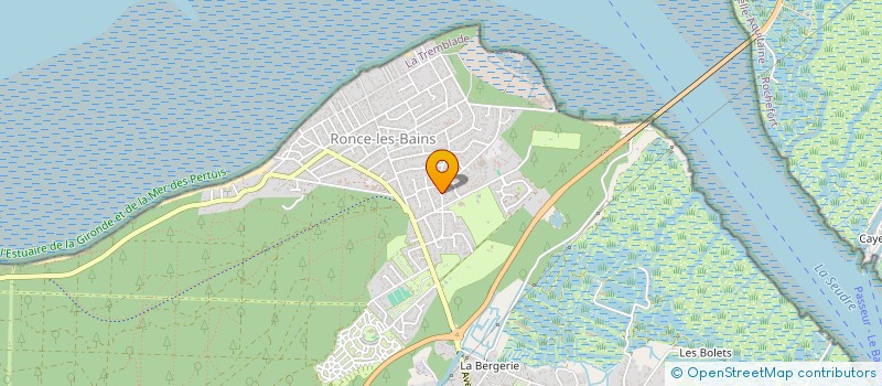 localisation de l'entreprise EGAR  LA TREMBLADE