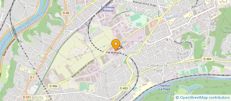 localisation de l'entreprise EGARAGE  CALUIRE-ET-CUIRE