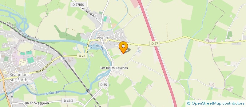 localisation de l'entreprise EGAUN  VIVOIN