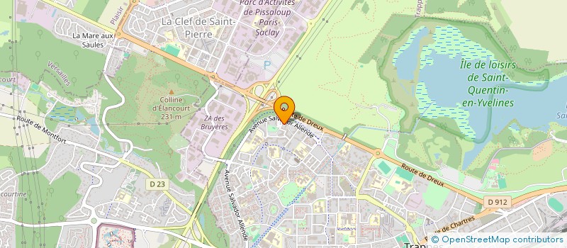 localisation de l'entreprise EGB à TRAPPES