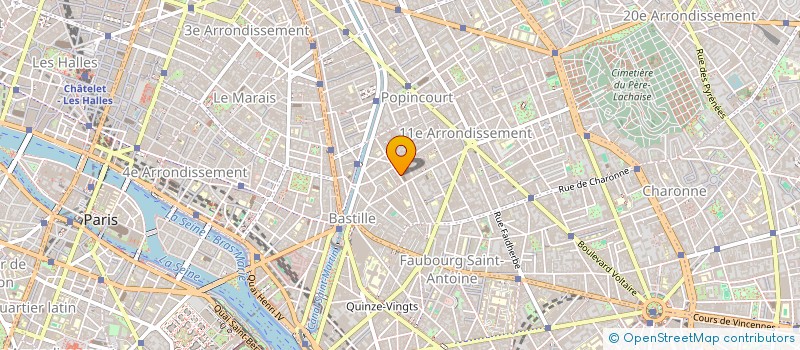 localisation de l'entreprise EGB  PARIS