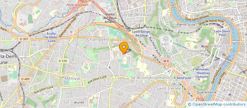 localisation de l'entreprise EGB à LYON