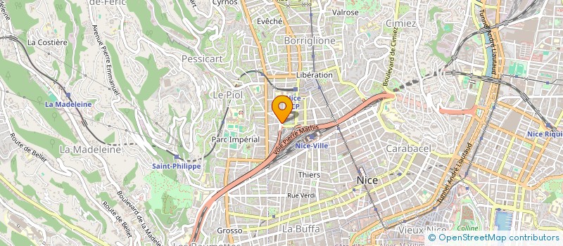 localisation de l'entreprise EGB à NICE