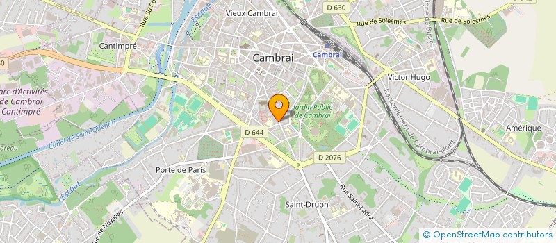 localisation de l'entreprise EGB CONSTRUCTION  CAMBRAI