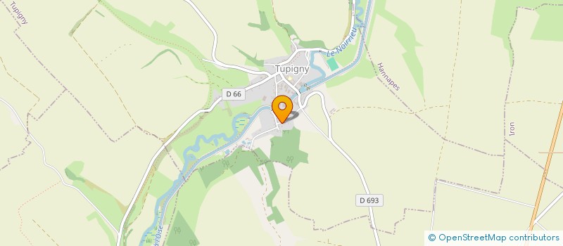 localisation de l'entreprise EGB CONSTRUCTION  TUPIGNY