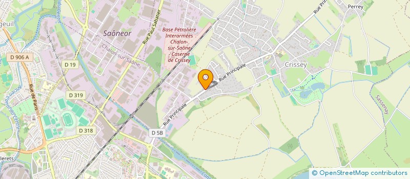 localisation de l'entreprise EGB CONSTRUCTIONS-MAISONS BIANCO  CRISSEY