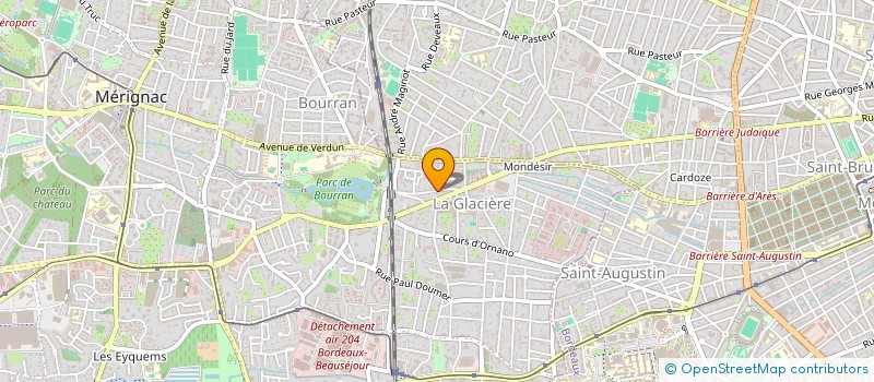 localisation de l'entreprise EGB DE AZEVEDO à MERIGNAC