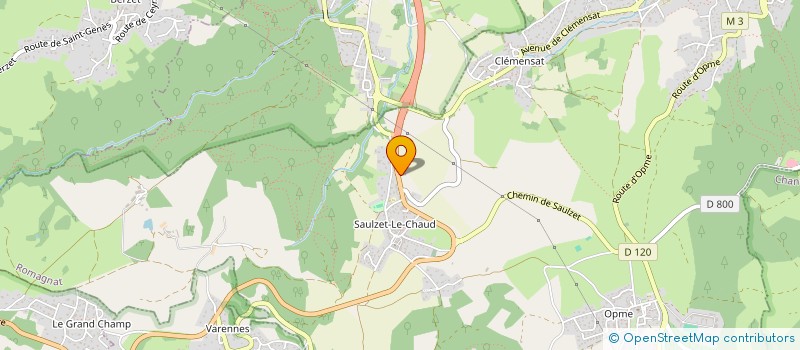 localisation de l'entreprise EGB FAMILY  CLERMONT-FERRAND