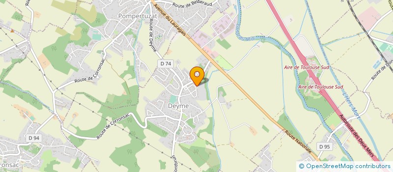 localisation de l'entreprise EGB OCCITANIE  DEYME