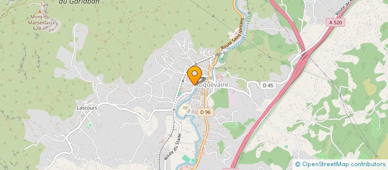 localisation de l'entreprise EGB PACA à ROQUEVAIRE