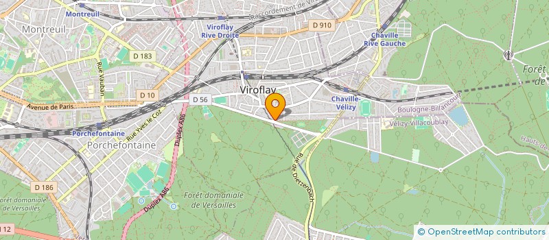 localisation de l'entreprise EGB TOMAIUOLO à VIROFLAY