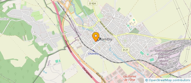 localisation de l'entreprise EGB VOLTA à CHAMBLY