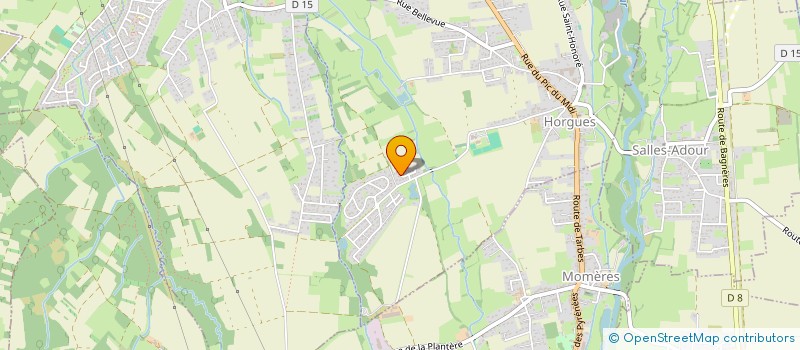 localisation de l'entreprise EGBAT' FALIERE ET FILS  HORGUES