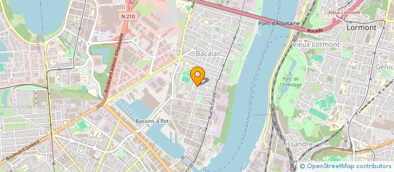 localisation de l'entreprise EGBE SARL à BORDEAUX