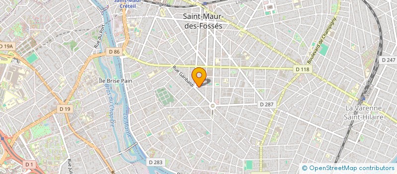 localisation de l'entreprise EGBFC à SAINT-MAUR-DES-FOSSES