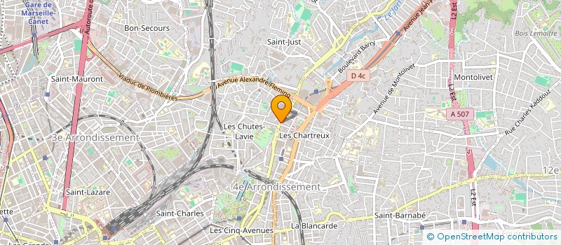 localisation de l'entreprise EGBGD à MARSEILLE