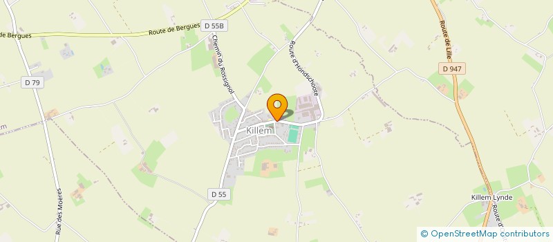 localisation de l'entreprise EGBN  KILLEM