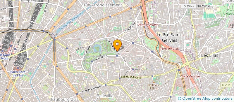 localisation de l'entreprise EGBR à PARIS