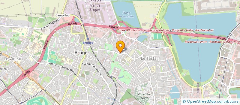 localisation de l'entreprise EGBR à BRUGES