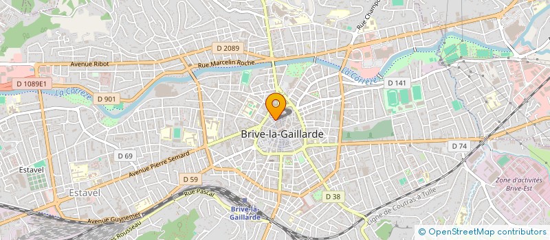 localisation de l'entreprise EGC 19 - AMILCAR  BRIVE-LA-GAILLARDE