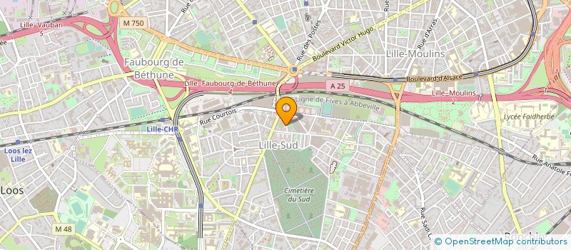 localisation de l'entreprise EGC à LILLE