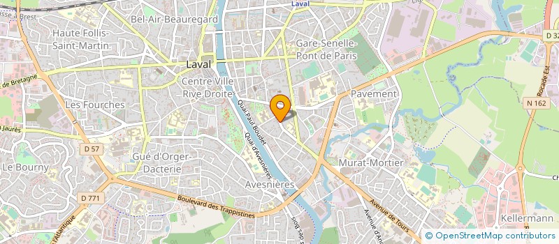 localisation de l'entreprise EGC à LAVAL