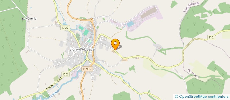 localisation de l'entreprise EGC  SIGNY-L'ABBAYE