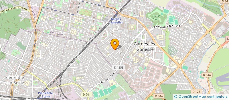 localisation de l'entreprise EGC  GARGES-LES-GONESSE