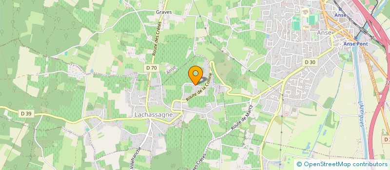 localisation de l'entreprise EGC CLIM ENERGIES  LACHASSAGNE