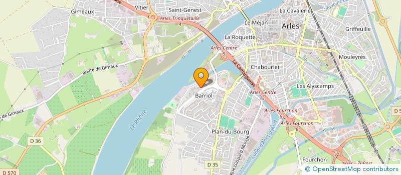 localisation de l'entreprise EGC COMPAGNIE  ARLES