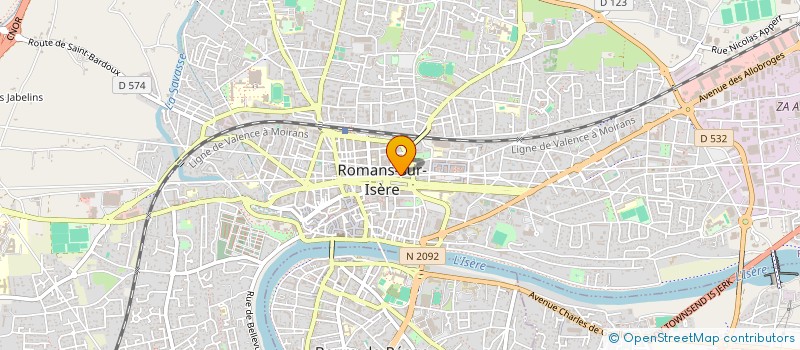 localisation de l'entreprise EGC CONSEIL  ROMANS-SUR-ISERE