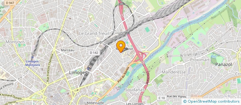 localisation de l'entreprise EGC CONSEIL à LIMOGES