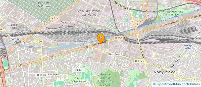 localisation de l'entreprise EGC CONSULT à ROMAINVILLE