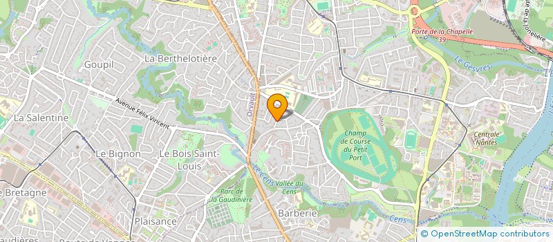 localisation de l'entreprise EGC CRANEGUY  NANTES