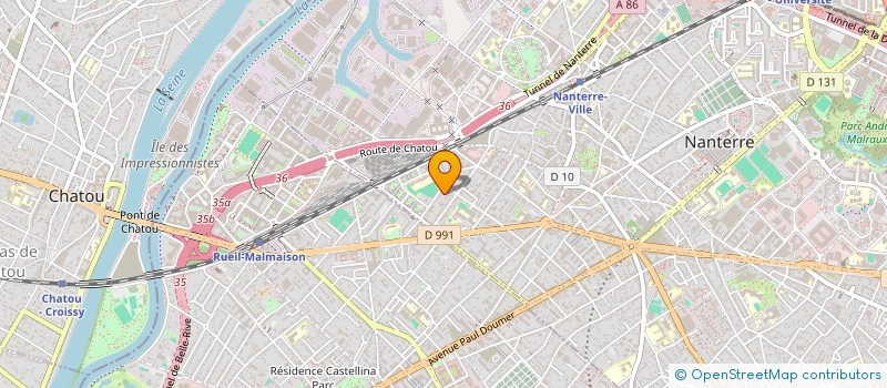 localisation de l'entreprise EGC-ELEC  NANTERRE