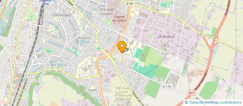 localisation de l'entreprise EGC JUNIOR  VALENCE