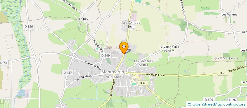 localisation de l'entreprise EGC PATRIMOINE  MONTMARTIN-SUR-MER