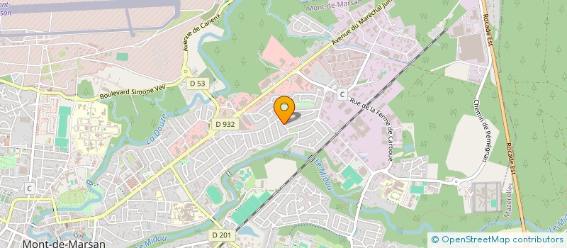 localisation de l'entreprise EGC SERVICES à MONT-DE-MARSAN