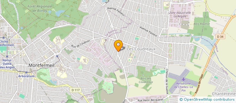 localisation de l'entreprise EGCFF à CHELLES