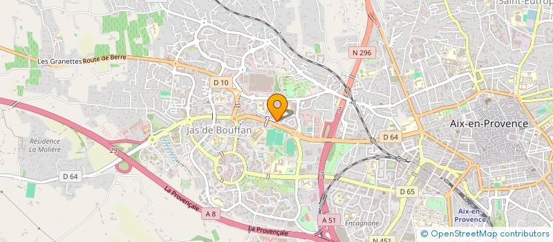 localisation de l'entreprise EGCI à AIX-EN-PROVENCE