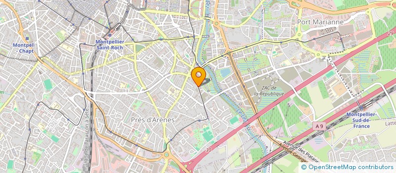 localisation de l'entreprise EGCJ15 à MONTPELLIER