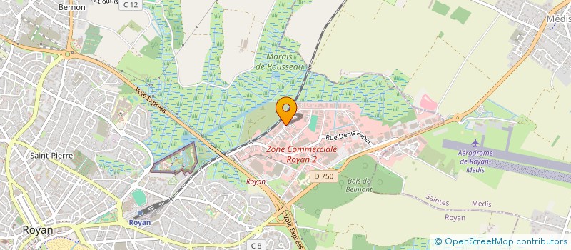 localisation de l'entreprise EGCM à ROYAN