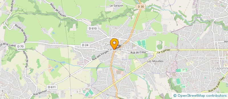 localisation de l'entreprise EGCO à GREZIEU-LA-VARENNE