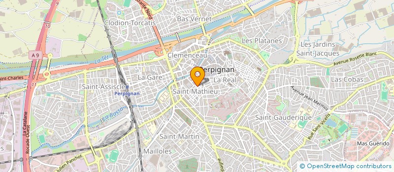 localisation de l'entreprise EGCOM  PERPIGNAN