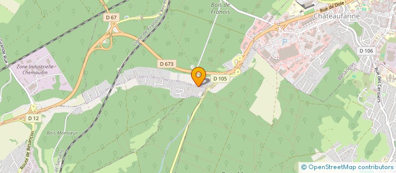 localisation de l'entreprise EGD  GRANDFONTAINE