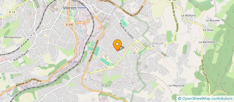 localisation de l'entreprise EGD LES MESANGES  COUBLEVIE